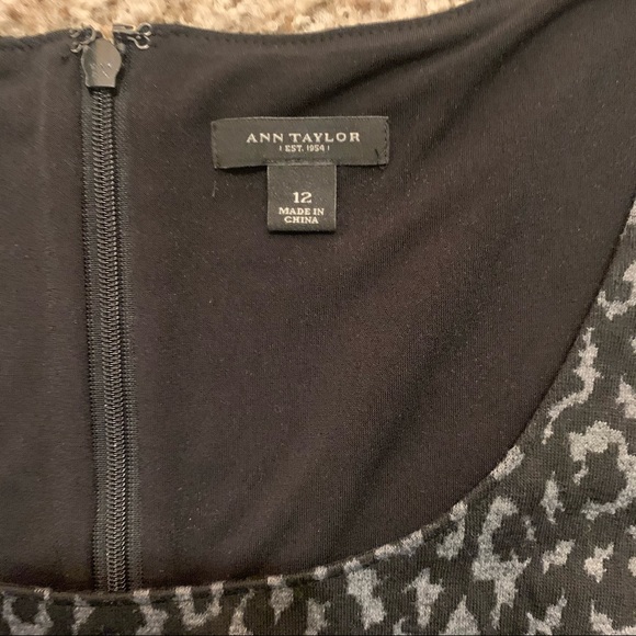 Animal print dress Ann Taylor Womens size 12 - Picture 3 of 6